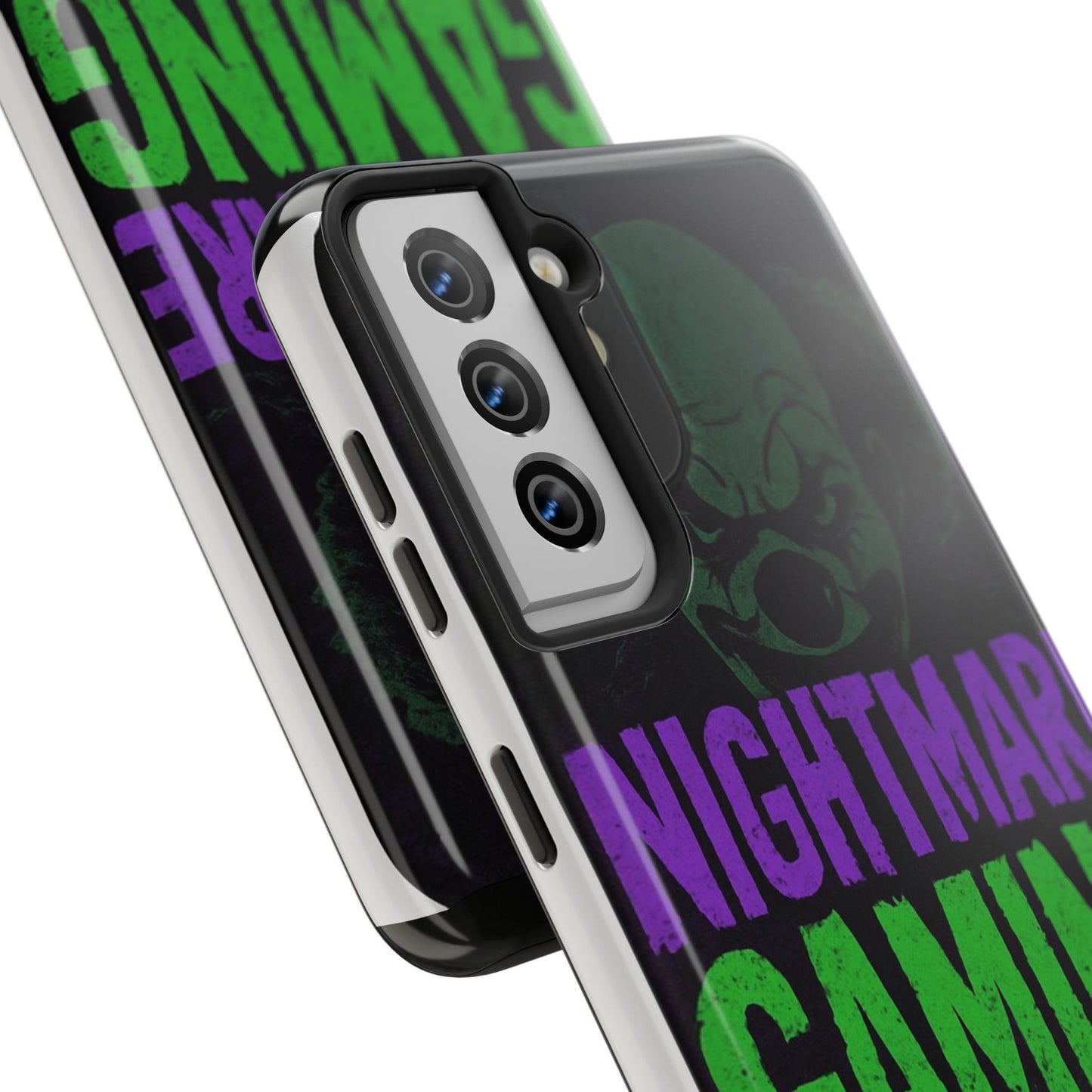 Nightmare Gaming Phone Cases, Tough Gaming Case, Halloween Phone Accessories, Geeky Gift, Horror Merchandise, Clown Design Cases