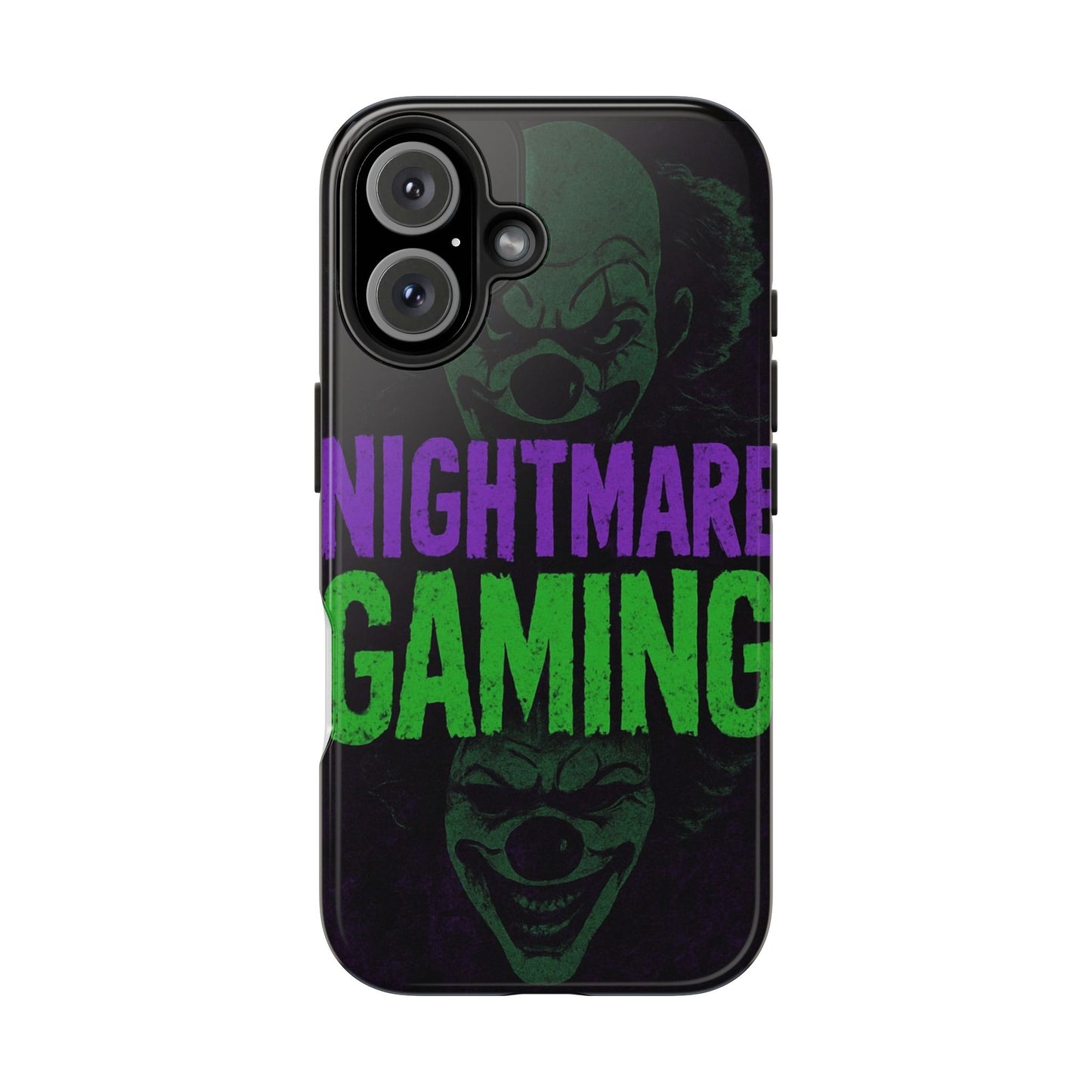 Nightmare Gaming Phone Cases, Tough Gaming Case, Halloween Phone Accessories, Geeky Gift, Horror Merchandise, Clown Design Cases