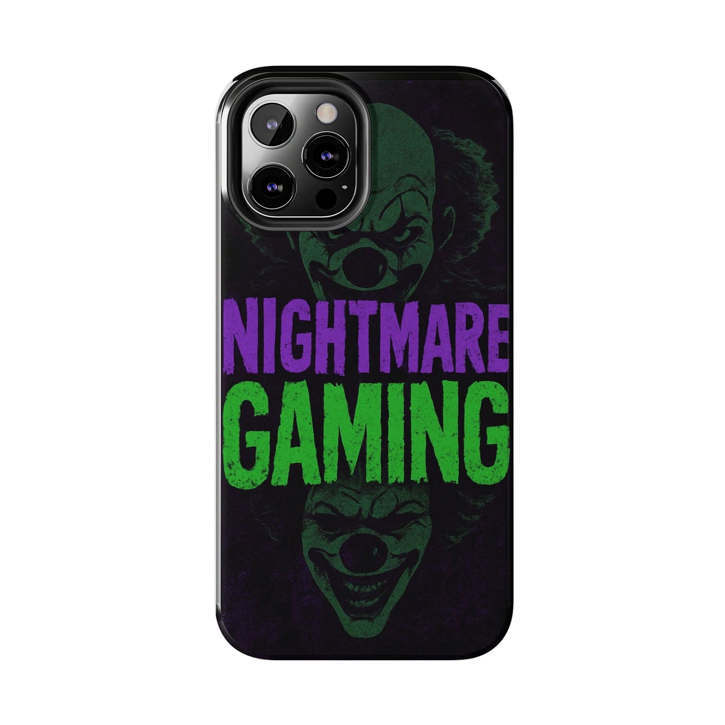 Nightmare Gaming Phone Cases, Tough Gaming Case, Halloween Phone Accessories, Geeky Gift, Horror Merchandise, Clown Design Cases