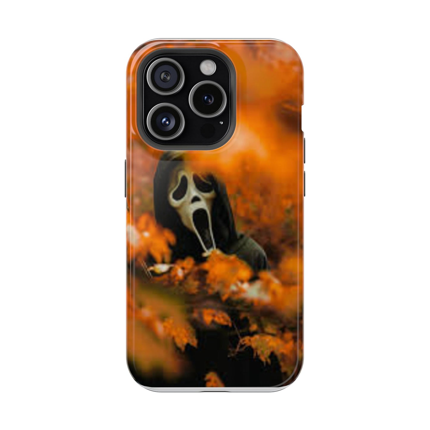 Unique Magnetic Phone Case, Halloween Gift, Horror Design, Protective Cover, Ghost Face Style, Fall Aesthetic