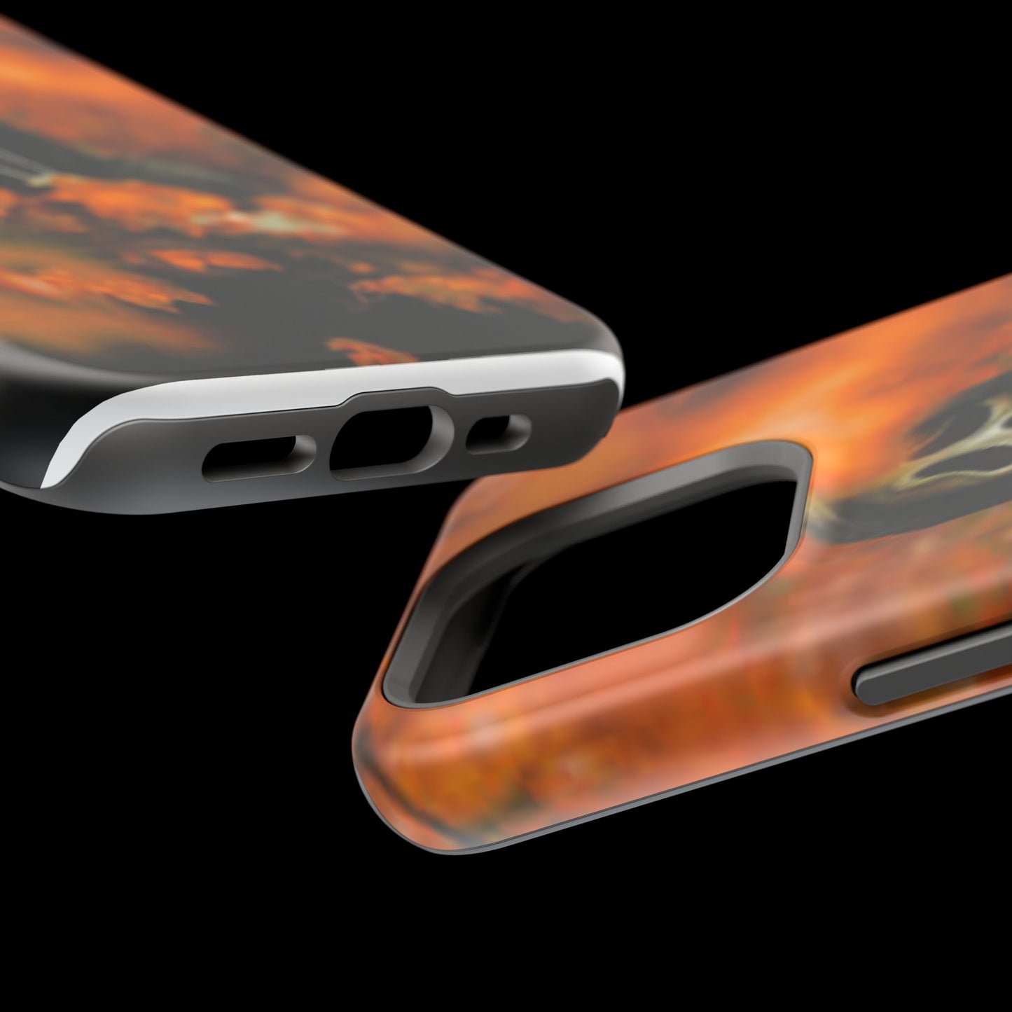 Unique Magnetic Phone Case, Halloween Gift, Horror Design, Protective Cover, Ghost Face Style, Fall Aesthetic