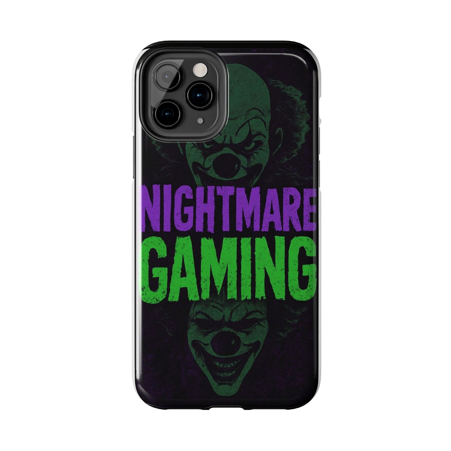 Nightmare Gaming Phone Cases, Tough Gaming Case, Halloween Phone Accessories, Geeky Gift, Horror Merchandise, Clown Design Cases