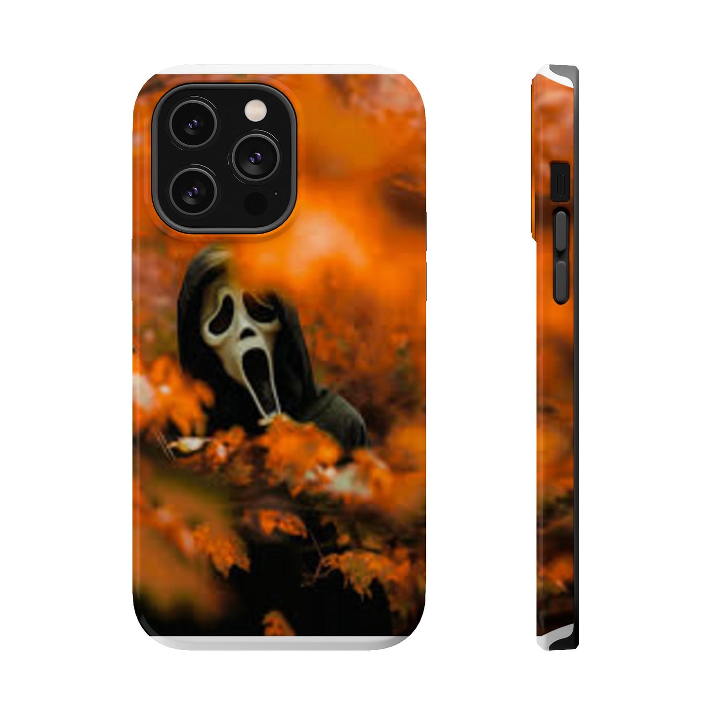 Unique Magnetic Phone Case, Halloween Gift, Horror Design, Protective Cover, Ghost Face Style, Fall Aesthetic
