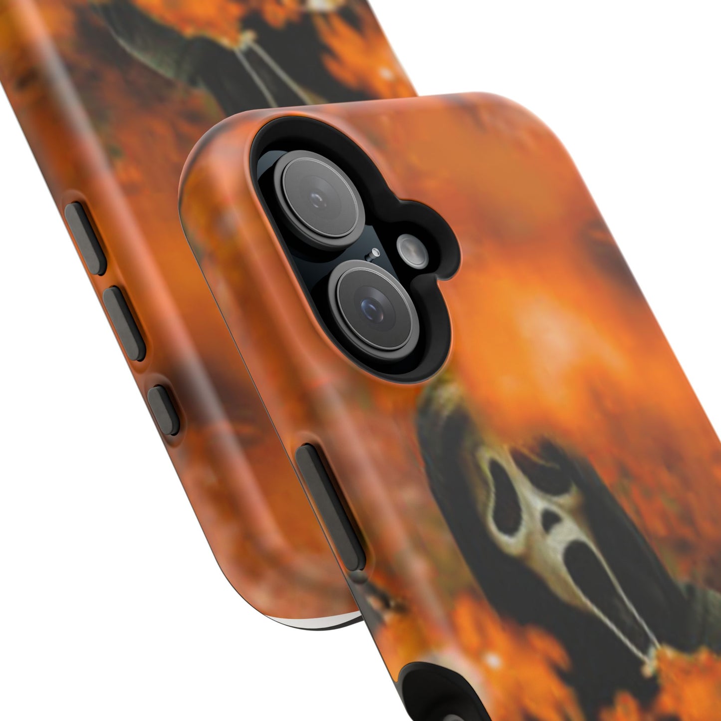 Unique Magnetic Phone Case, Halloween Gift, Horror Design, Protective Cover, Ghost Face Style, Fall Aesthetic