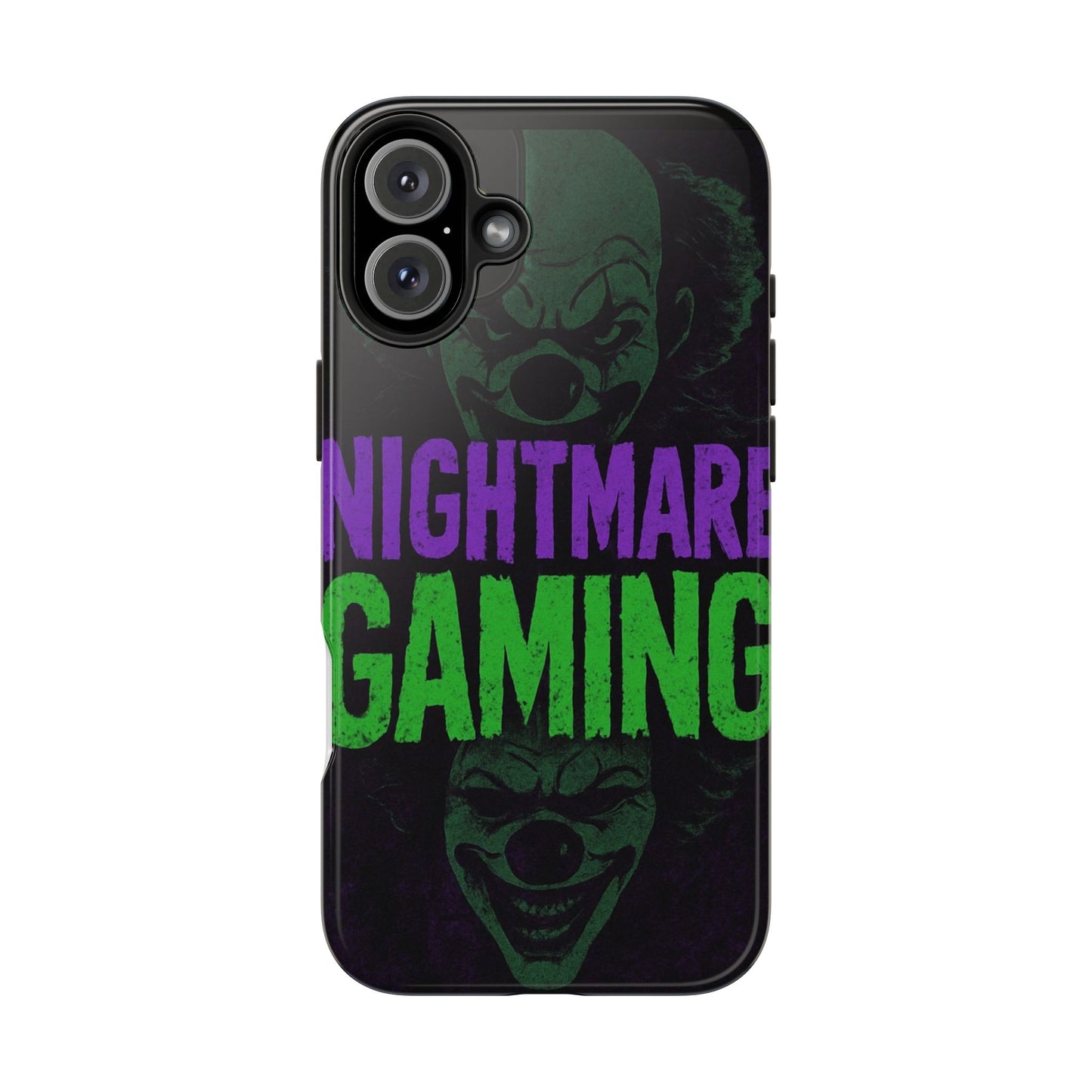 Nightmare Gaming Phone Cases, Tough Gaming Case, Halloween Phone Accessories, Geeky Gift, Horror Merchandise, Clown Design Cases