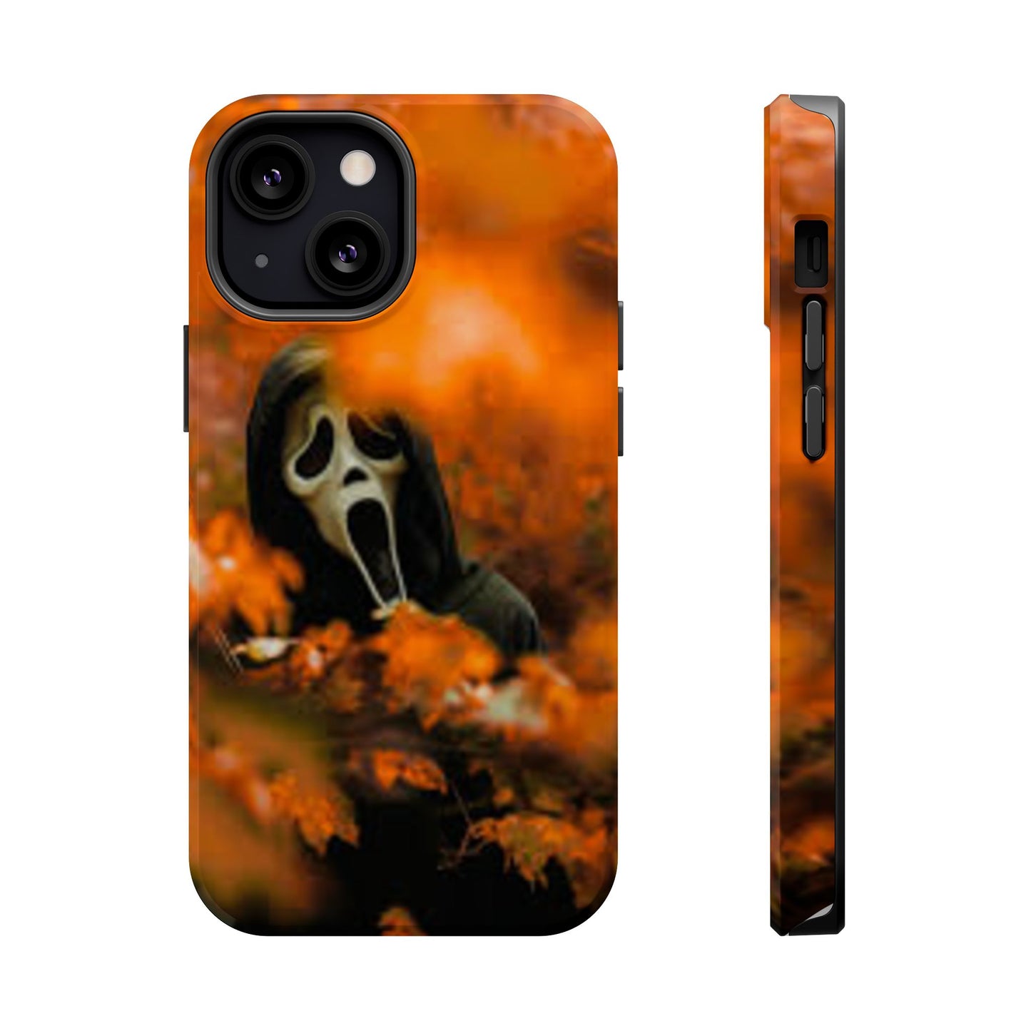 Unique Magnetic Phone Case, Halloween Gift, Horror Design, Protective Cover, Ghost Face Style, Fall Aesthetic