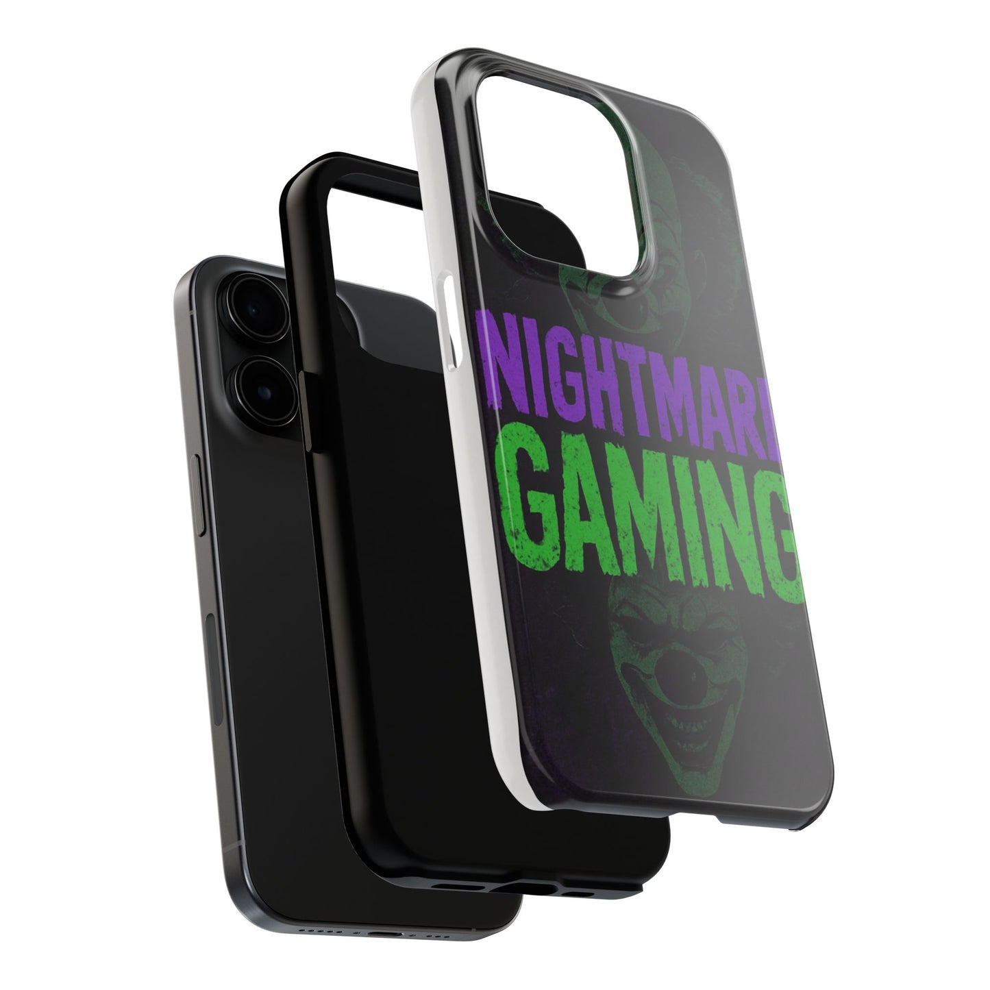 Nightmare Gaming Phone Cases, Tough Gaming Case, Halloween Phone Accessories, Geeky Gift, Horror Merchandise, Clown Design Cases