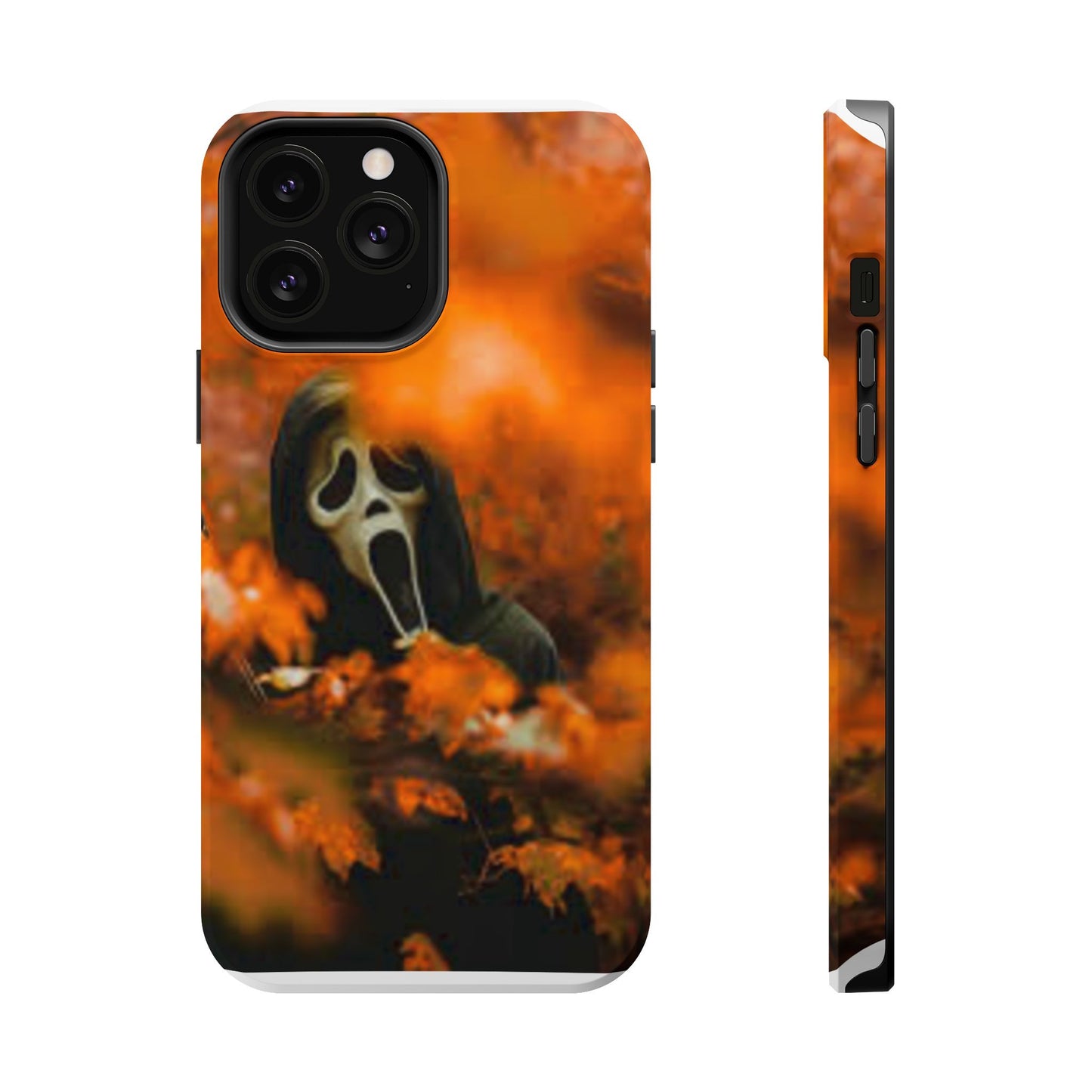 Unique Magnetic Phone Case, Halloween Gift, Horror Design, Protective Cover, Ghost Face Style, Fall Aesthetic