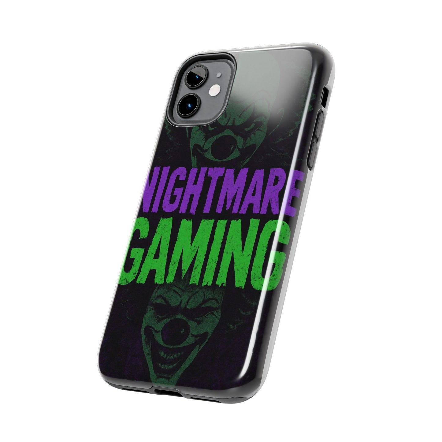 Nightmare Gaming Phone Cases, Tough Gaming Case, Halloween Phone Accessories, Geeky Gift, Horror Merchandise, Clown Design Cases