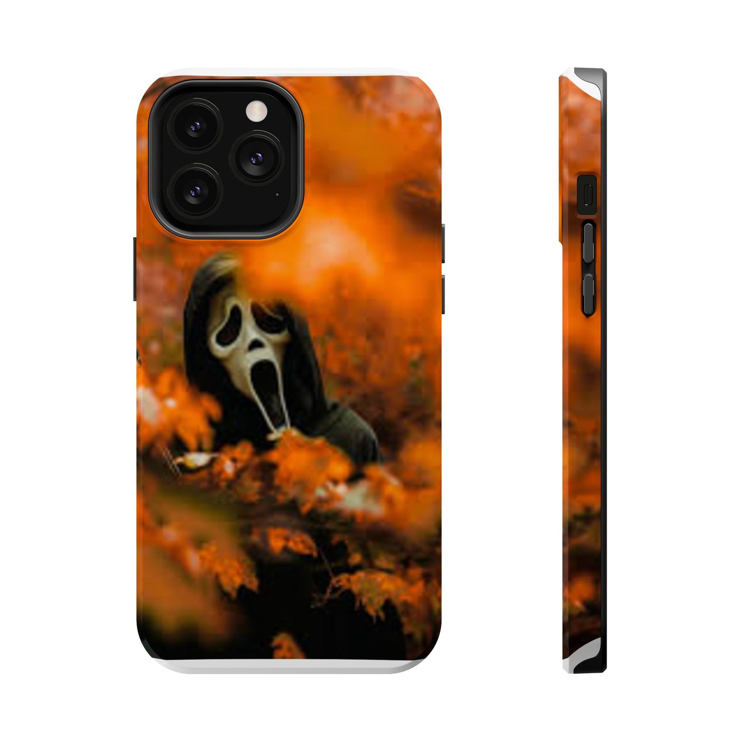 Unique Magnetic Phone Case, Halloween Gift, Horror Design, Protective Cover, Ghost Face Style, Fall Aesthetic
