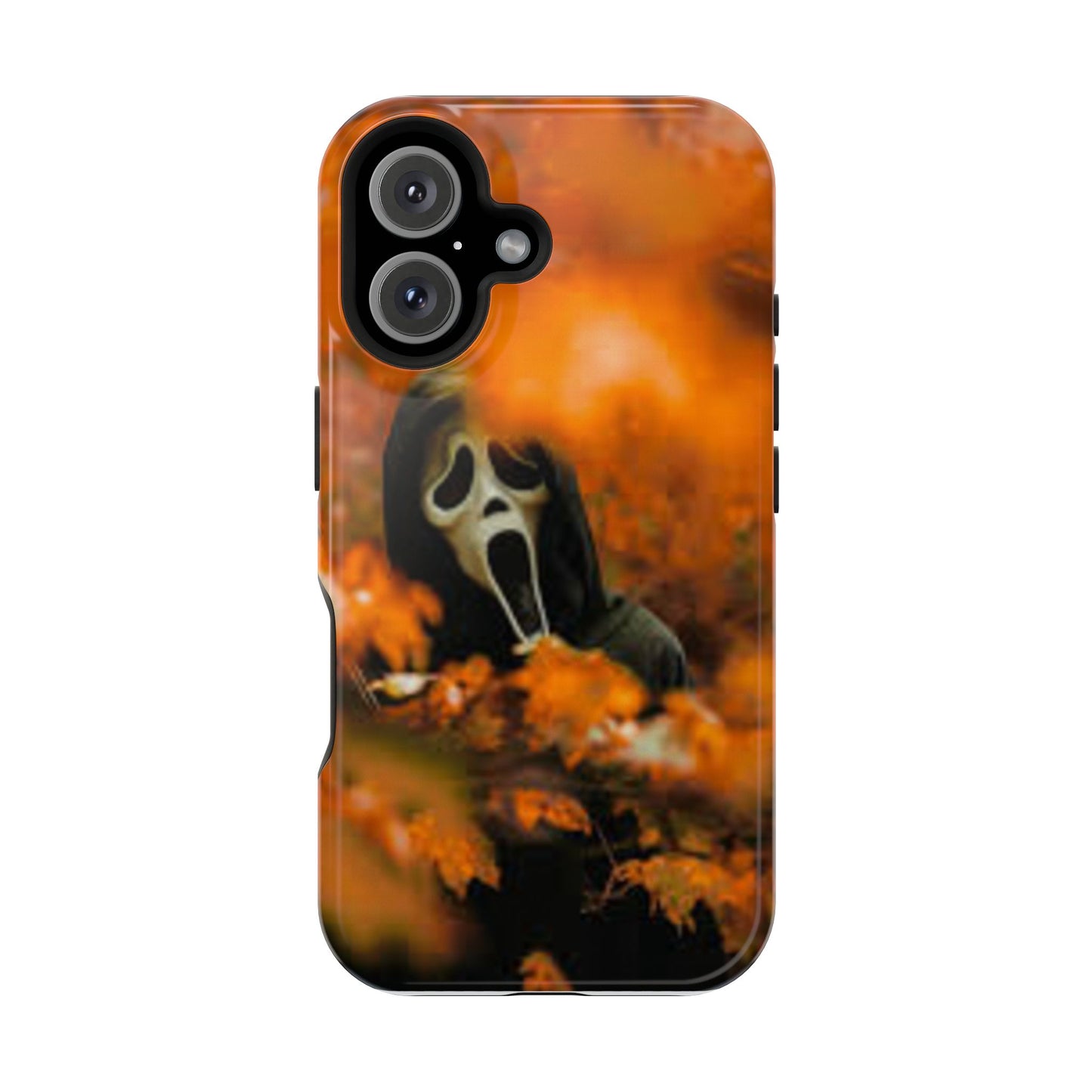 Unique Magnetic Phone Case, Halloween Gift, Horror Design, Protective Cover, Ghost Face Style, Fall Aesthetic