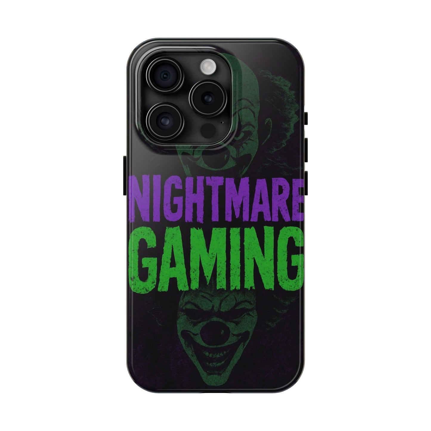Nightmare Gaming Phone Cases, Tough Gaming Case, Halloween Phone Accessories, Geeky Gift, Horror Merchandise, Clown Design Cases