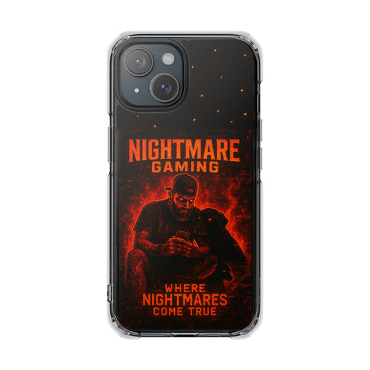 Gaming Phone Case, Nightmare Gaming Clear Impact Case, Stylish Gaming Accessories, Protective Case for Gamers, Unique Gift for Gamers