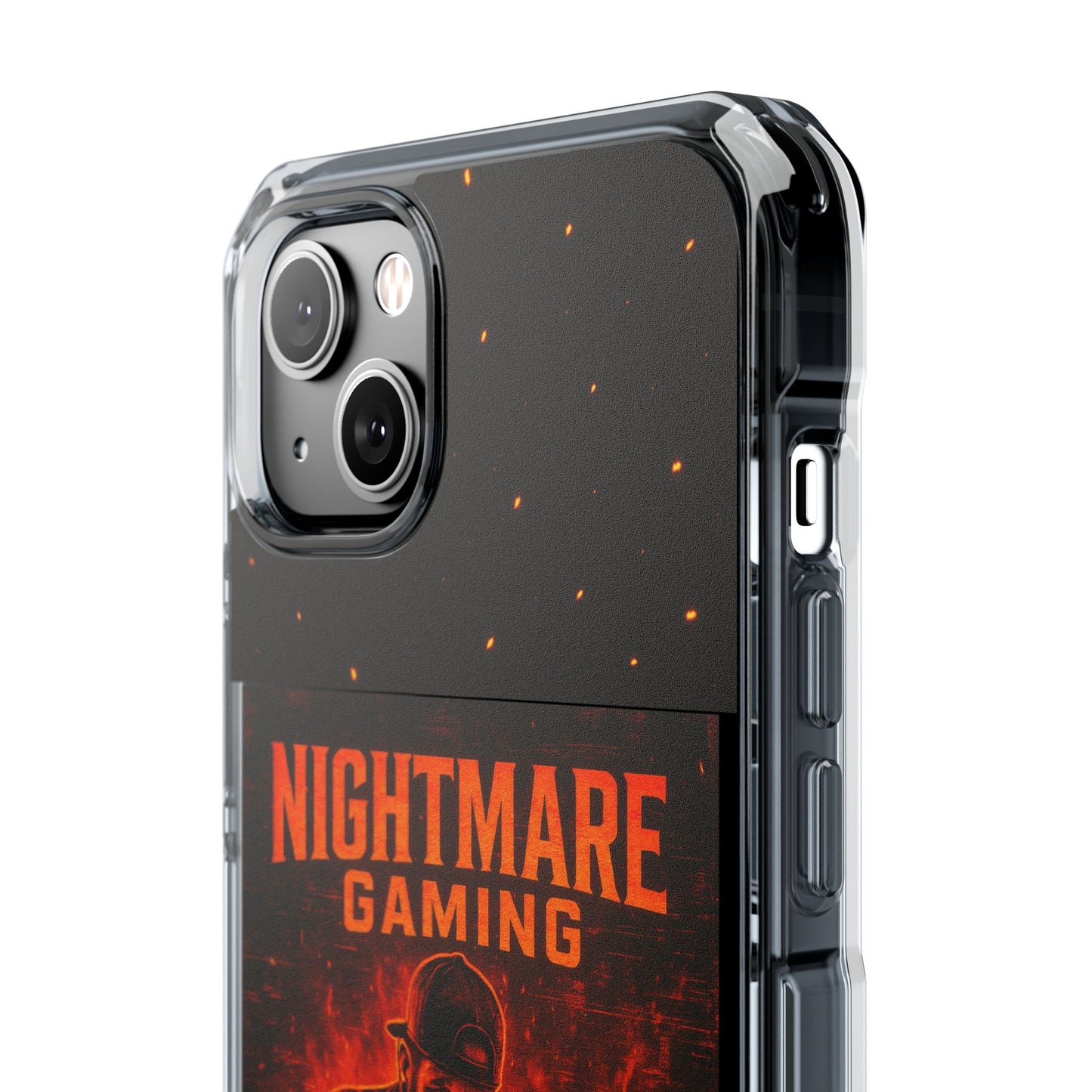 Gaming Phone Case, Nightmare Gaming Clear Impact Case, Stylish Gaming Accessories, Protective Case for Gamers, Unique Gift for Gamers