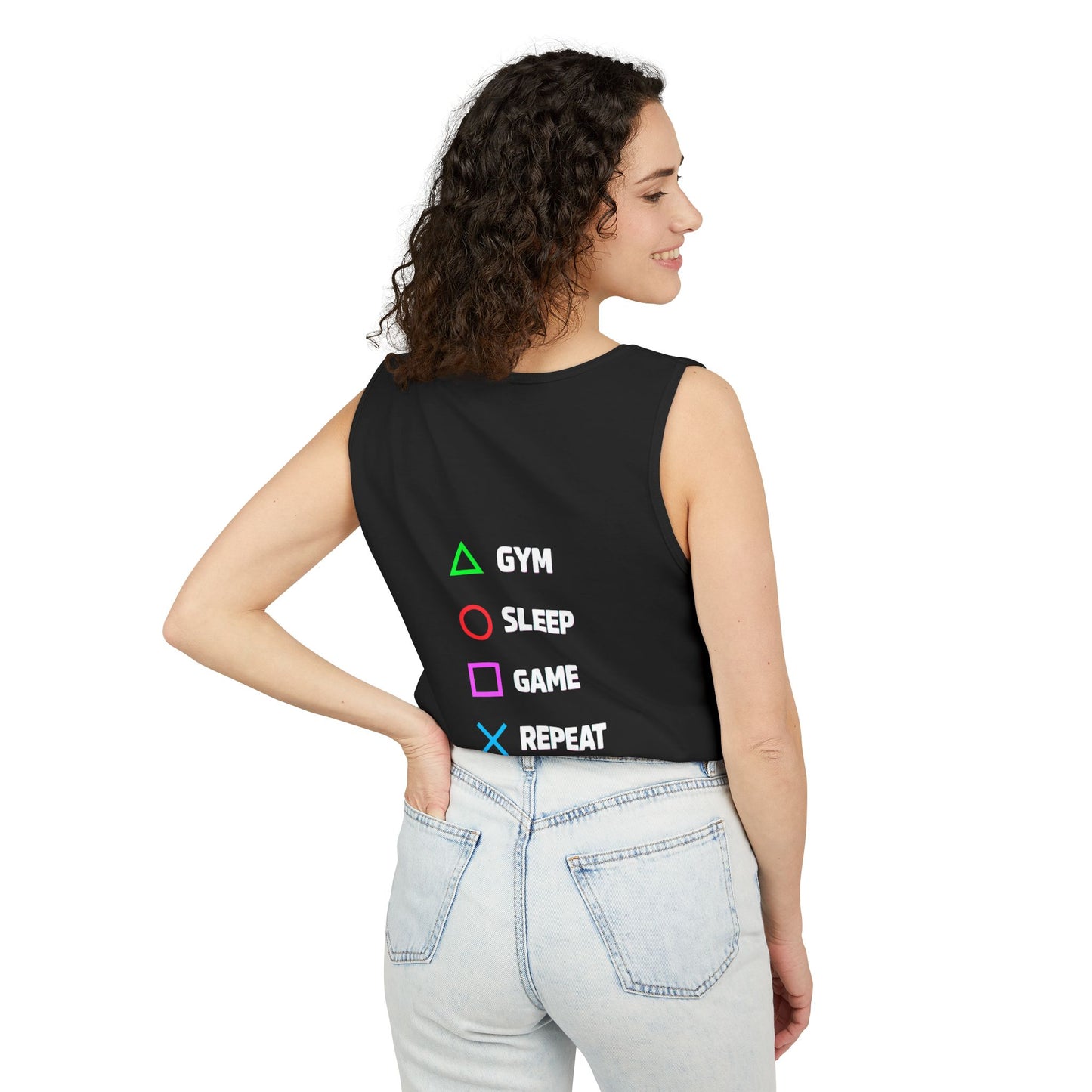 Nightmare Gaming Unisex Tank Top, Casual Wear, Gaming Apparel, Comfy Gym Top, Sleepwear, Summer Style, Unique Gift Idea
