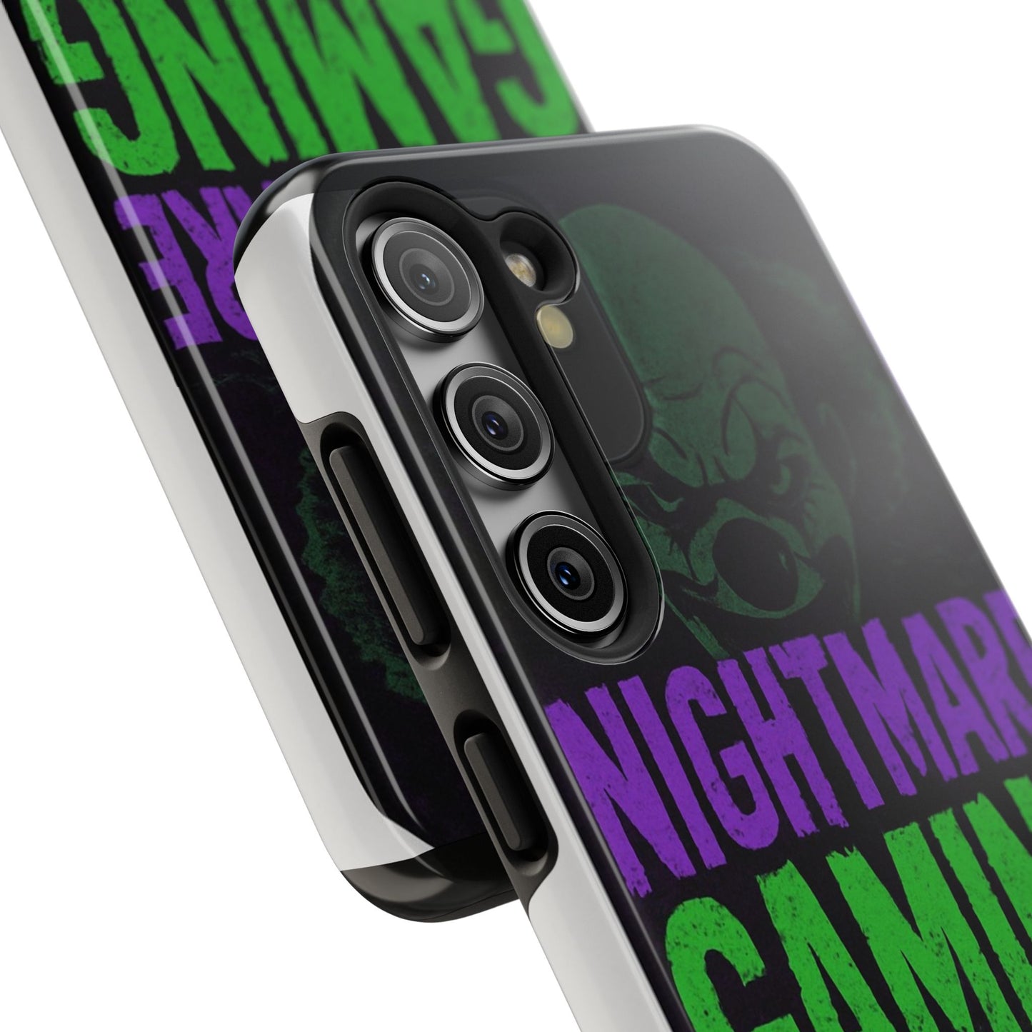 Nightmare Gaming Phone Cases, Tough Gaming Case, Halloween Phone Accessories, Geeky Gift, Horror Merchandise, Clown Design Cases
