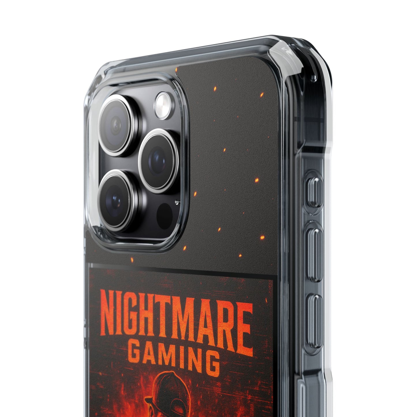 Gaming Phone Case, Nightmare Gaming Clear Impact Case, Stylish Gaming Accessories, Protective Case for Gamers, Unique Gift for Gamers