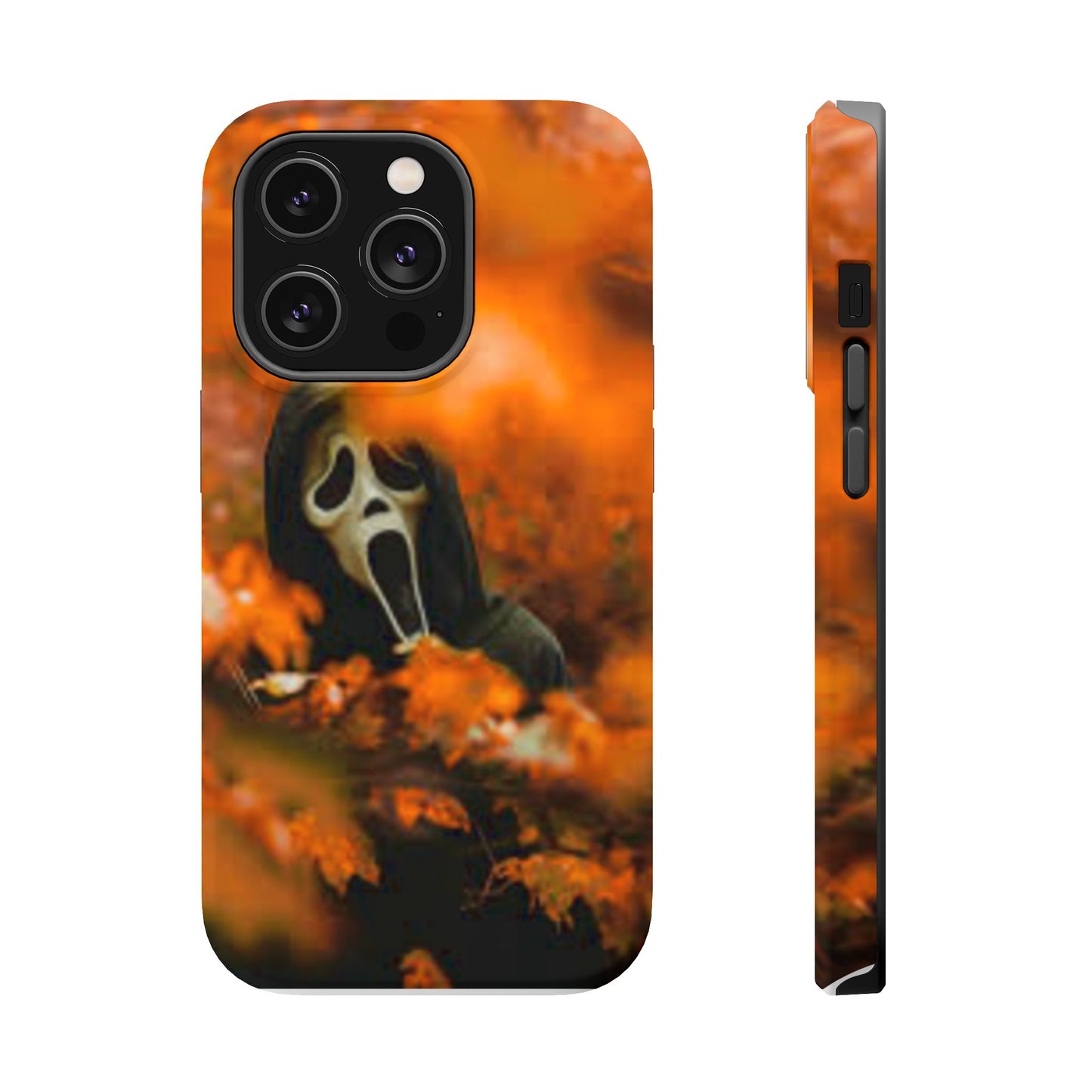 Unique Magnetic Phone Case, Halloween Gift, Horror Design, Protective Cover, Ghost Face Style, Fall Aesthetic