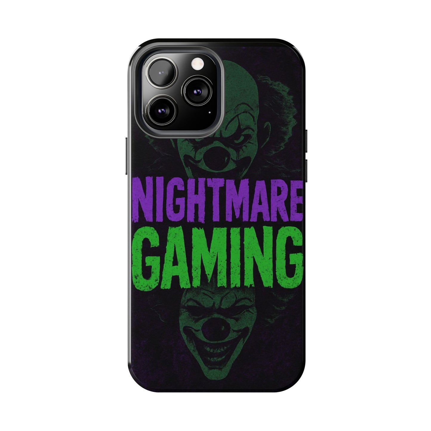 Nightmare Gaming Phone Cases, Tough Gaming Case, Halloween Phone Accessories, Geeky Gift, Horror Merchandise, Clown Design Cases