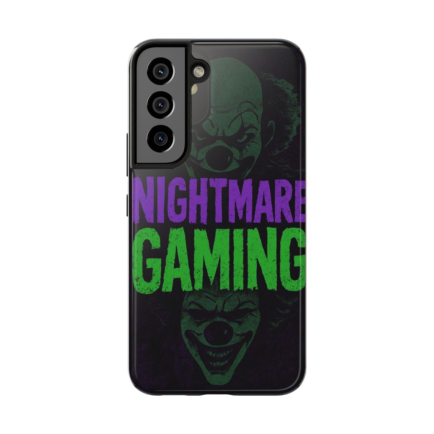Nightmare Gaming Phone Cases, Tough Gaming Case, Halloween Phone Accessories, Geeky Gift, Horror Merchandise, Clown Design Cases
