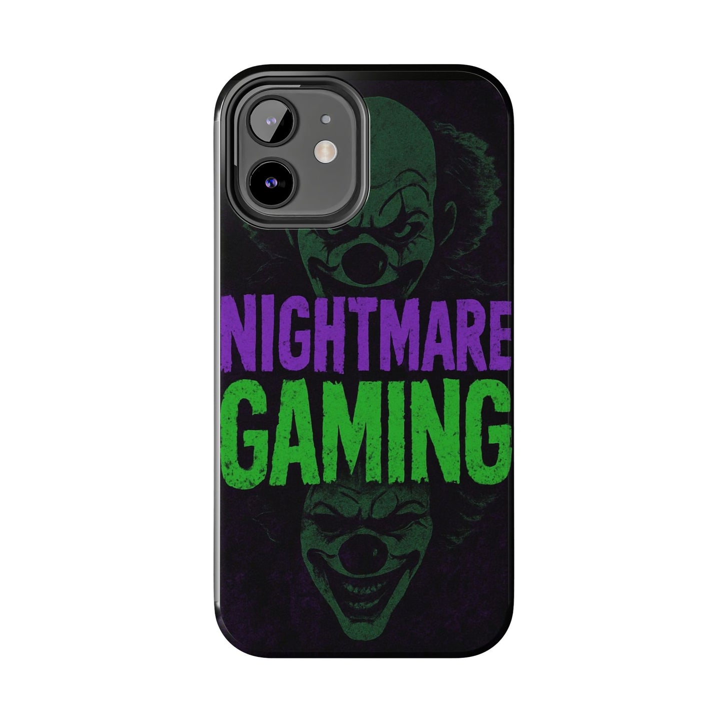 Nightmare Gaming Phone Cases, Tough Gaming Case, Halloween Phone Accessories, Geeky Gift, Horror Merchandise, Clown Design Cases