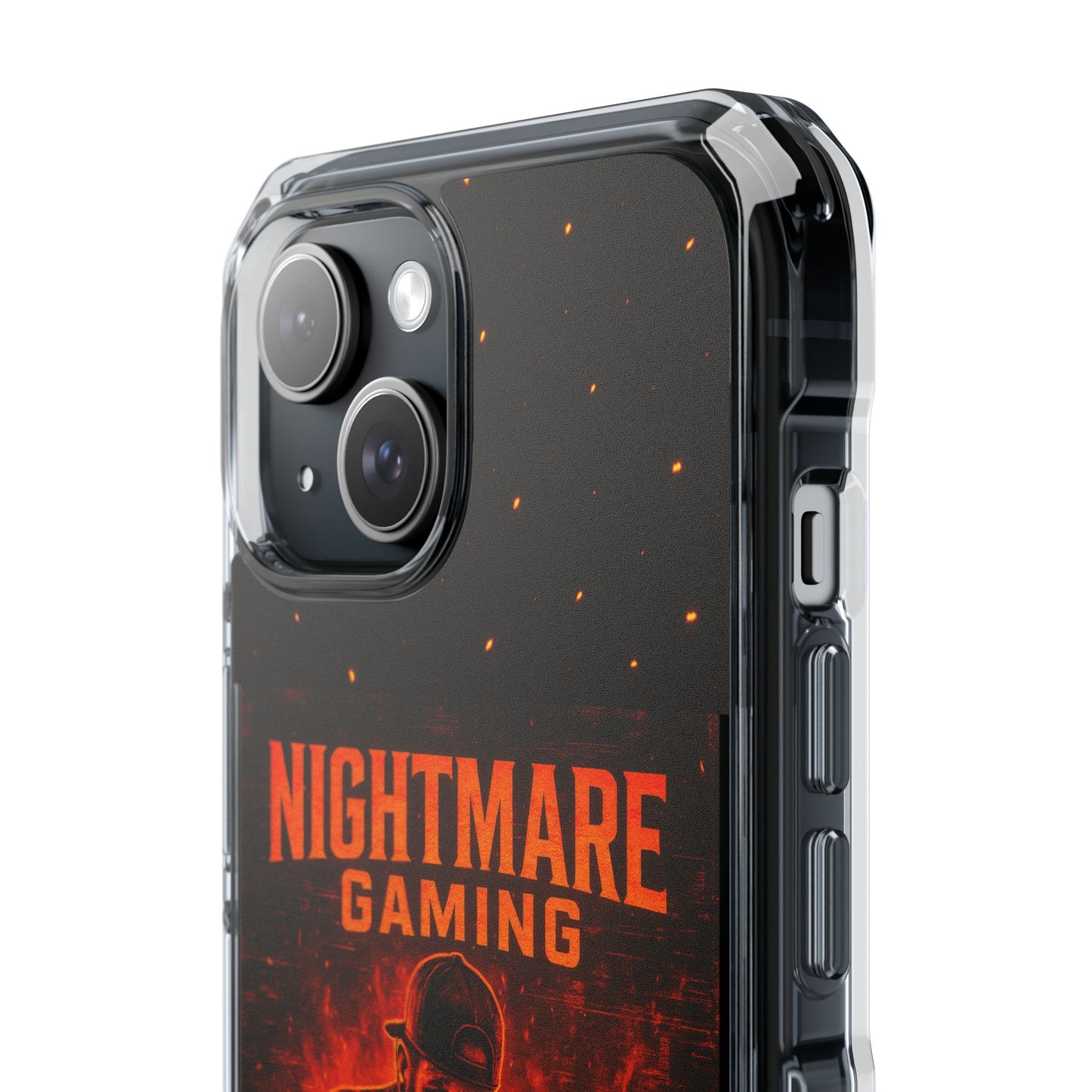 Gaming Phone Case, Nightmare Gaming Clear Impact Case, Stylish Gaming Accessories, Protective Case for Gamers, Unique Gift for Gamers