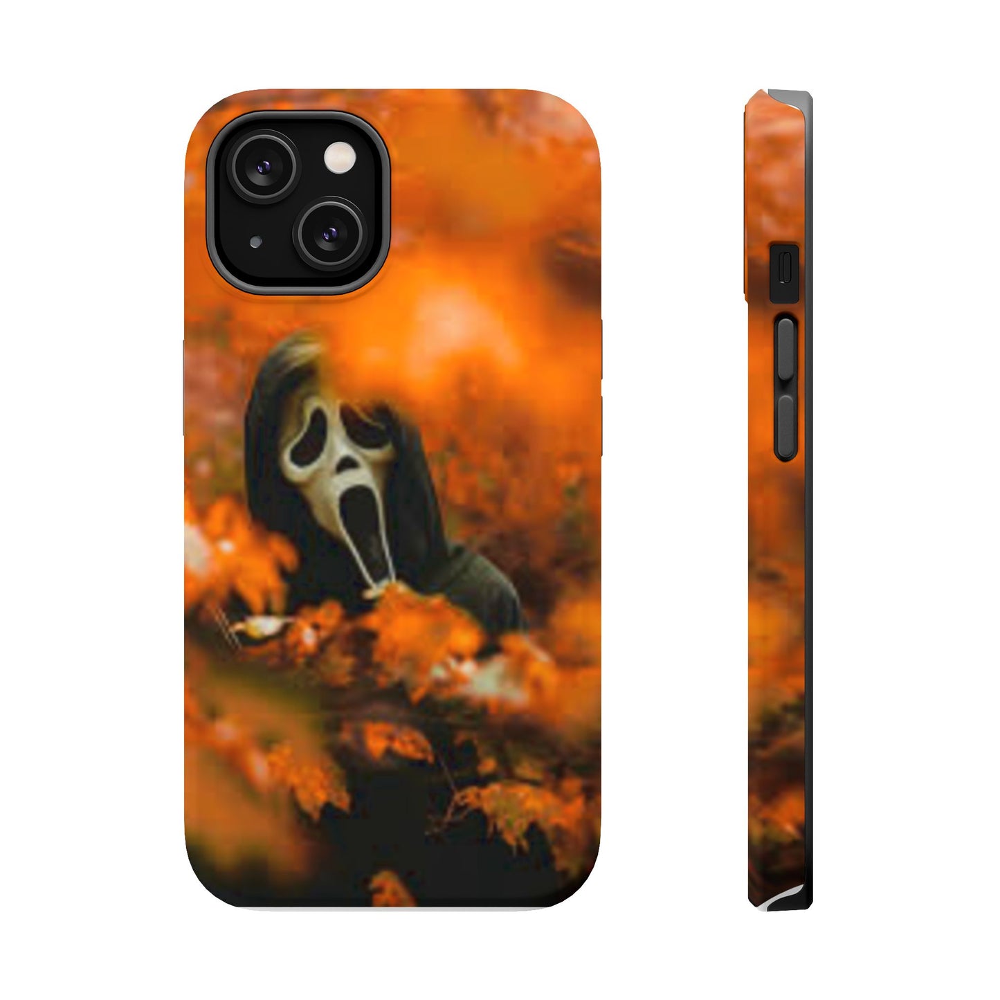 Unique Magnetic Phone Case, Halloween Gift, Horror Design, Protective Cover, Ghost Face Style, Fall Aesthetic