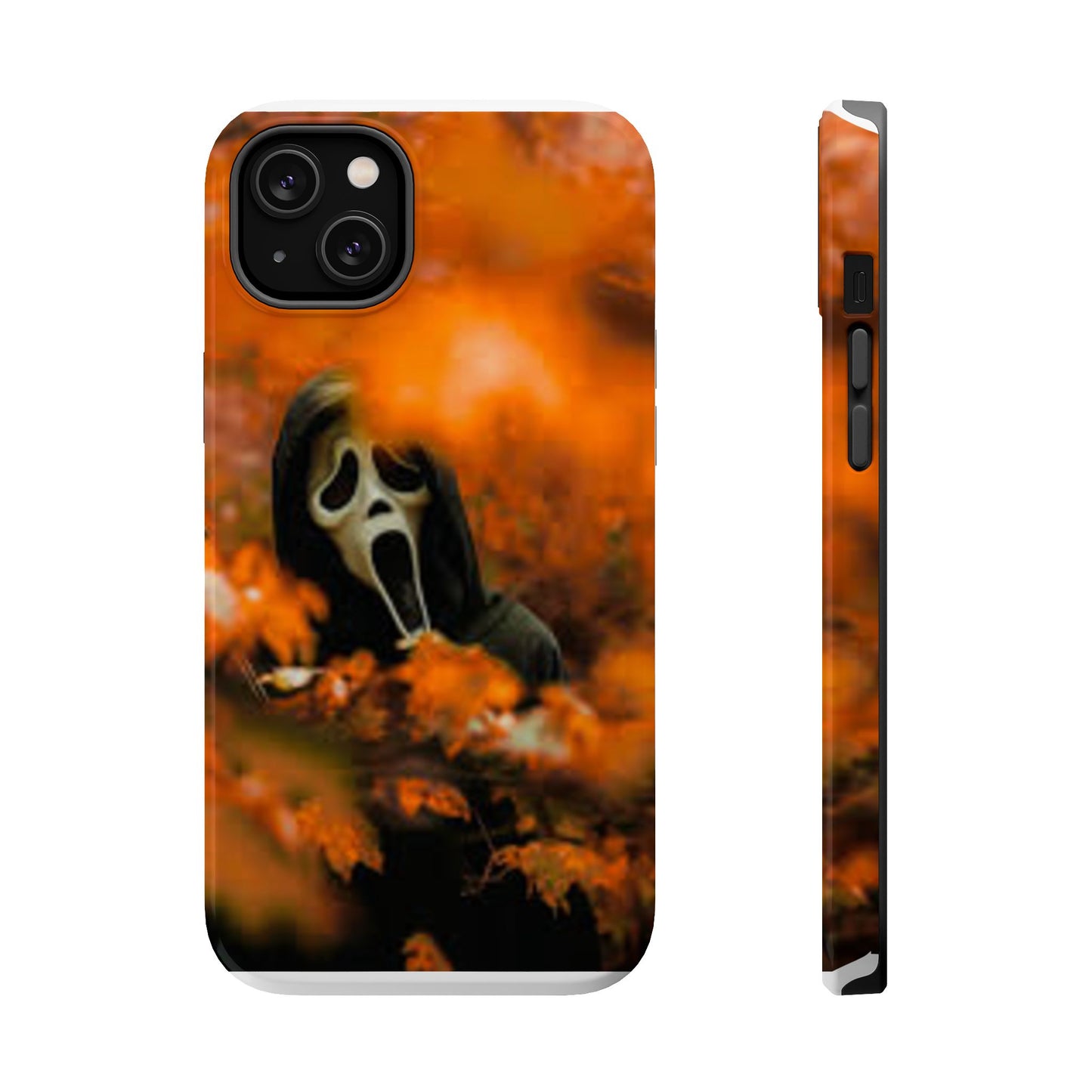 Unique Magnetic Phone Case, Halloween Gift, Horror Design, Protective Cover, Ghost Face Style, Fall Aesthetic