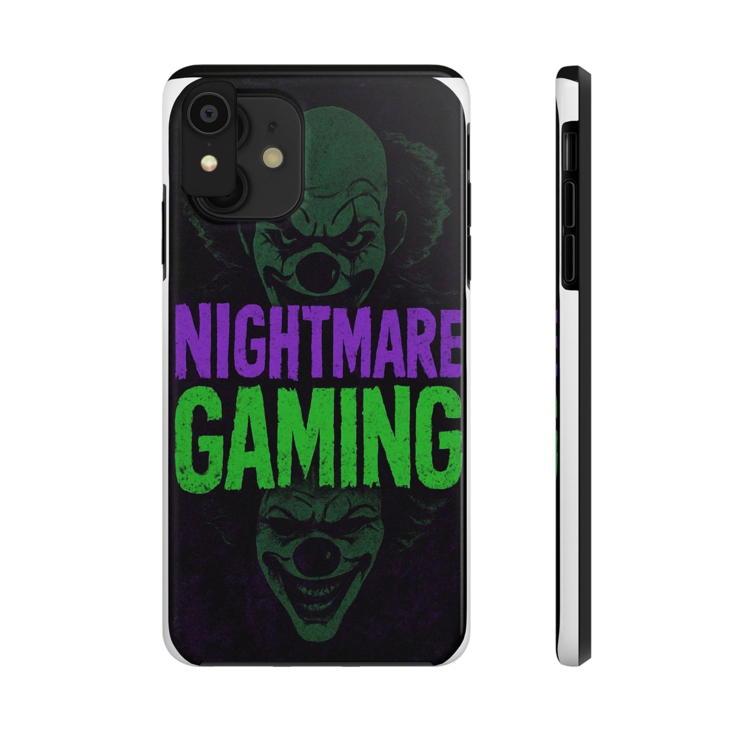 Nightmare Gaming Phone Cases, Tough Gaming Case, Halloween Phone Accessories, Geeky Gift, Horror Merchandise, Clown Design Cases
