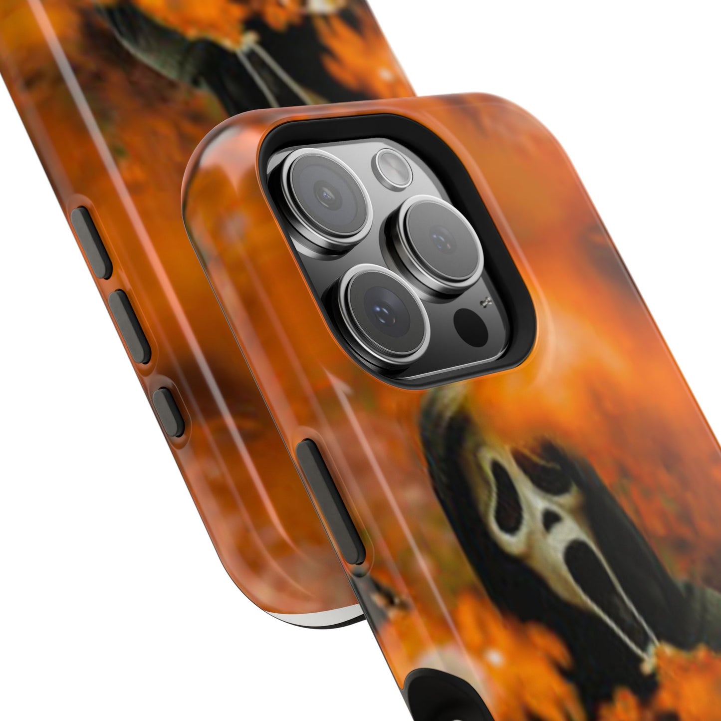 Unique Magnetic Phone Case, Halloween Gift, Horror Design, Protective Cover, Ghost Face Style, Fall Aesthetic