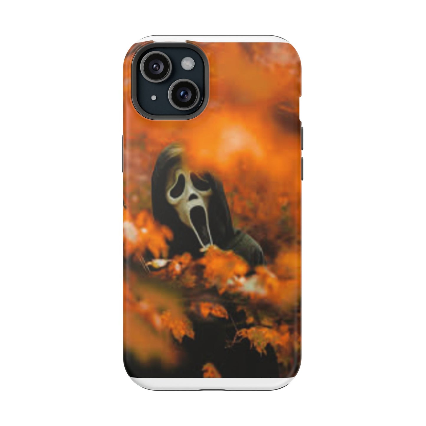 Unique Magnetic Phone Case, Halloween Gift, Horror Design, Protective Cover, Ghost Face Style, Fall Aesthetic