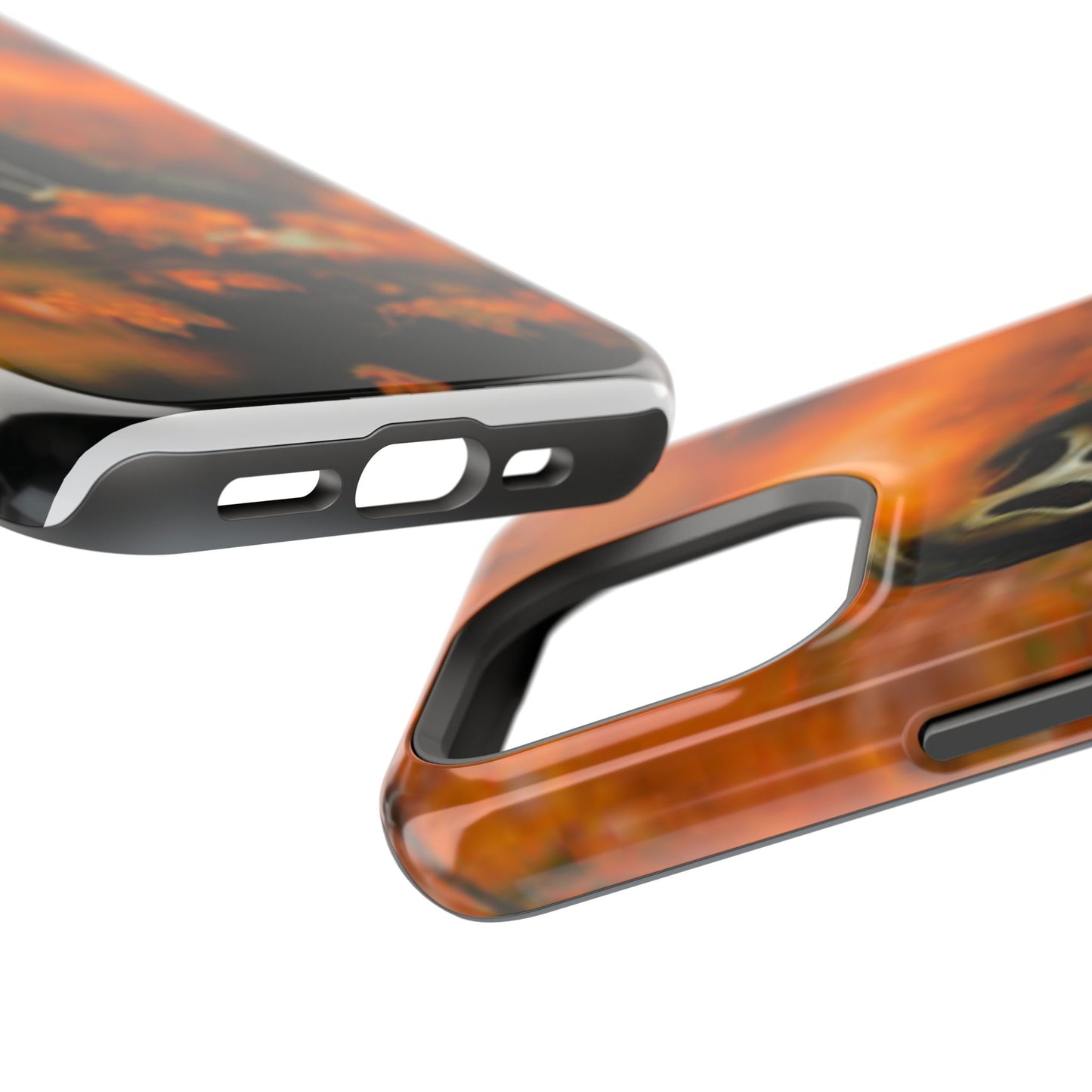 Unique Magnetic Phone Case, Halloween Gift, Horror Design, Protective Cover, Ghost Face Style, Fall Aesthetic