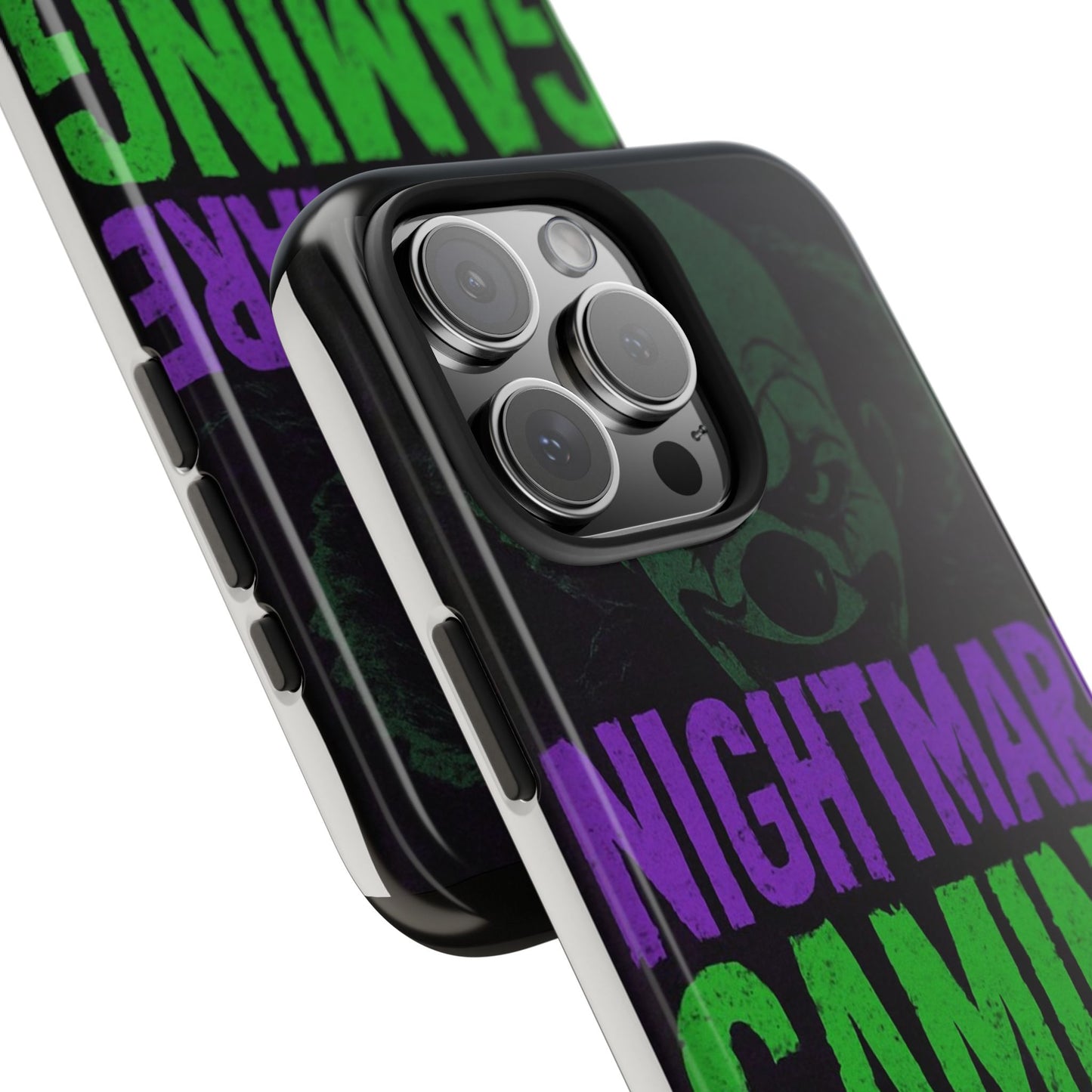 Nightmare Gaming Phone Cases, Tough Gaming Case, Halloween Phone Accessories, Geeky Gift, Horror Merchandise, Clown Design Cases