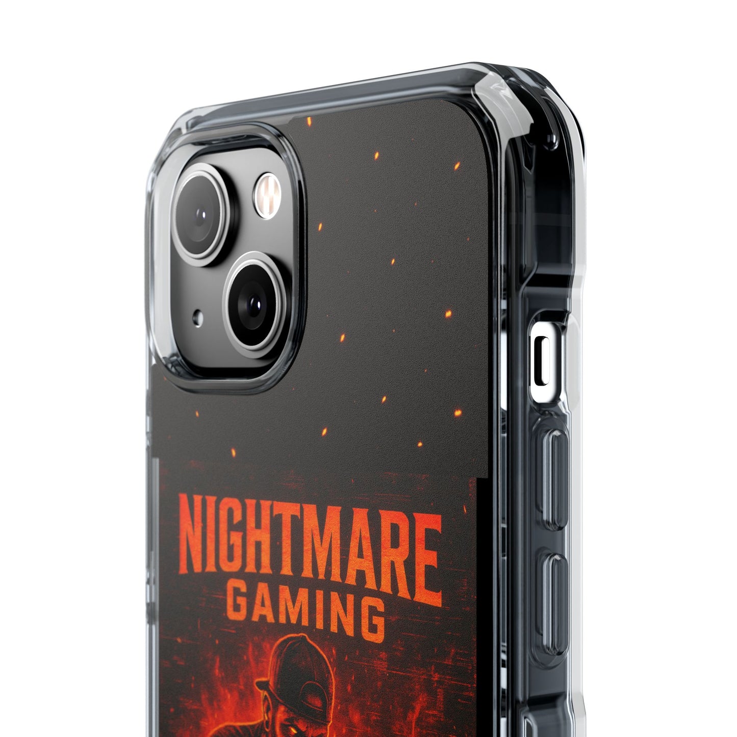 Gaming Phone Case, Nightmare Gaming Clear Impact Case, Stylish Gaming Accessories, Protective Case for Gamers, Unique Gift for Gamers