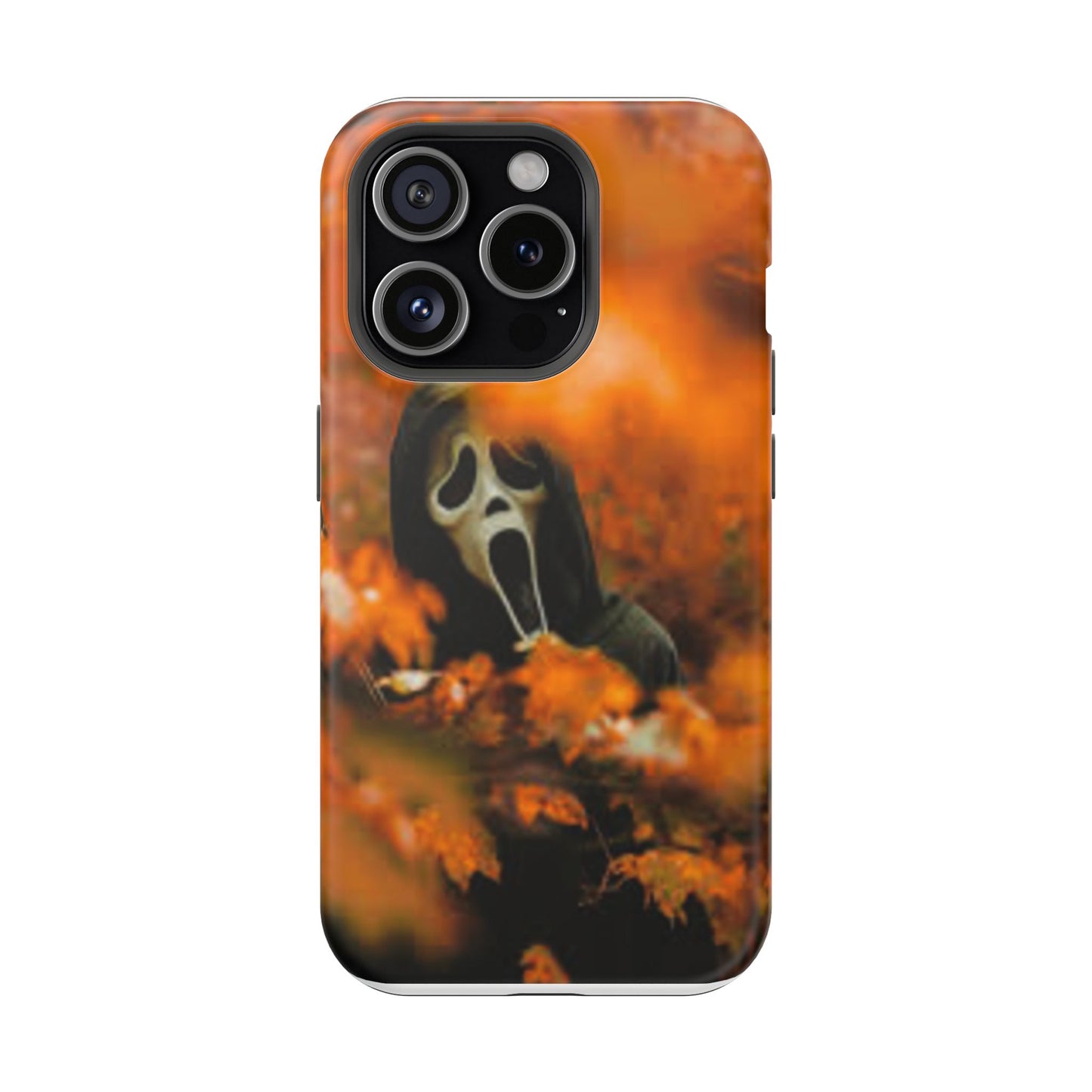 Unique Magnetic Phone Case, Halloween Gift, Horror Design, Protective Cover, Ghost Face Style, Fall Aesthetic